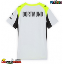 Camisa de Futebol Borussia Dortmund Equipamento Secundário Mulheres 2025-26 Manga Curta